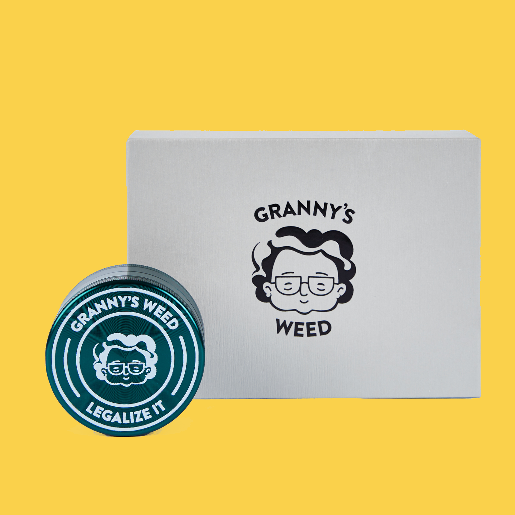 Granny's Premium Grinder | Grün | 4 teilig